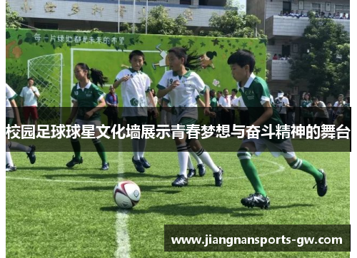 校园足球球星文化墙展示青春梦想与奋斗精神的舞台
